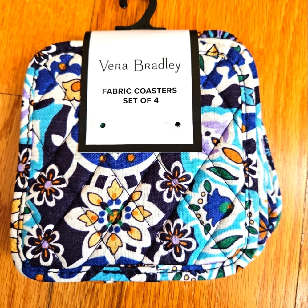 Vera Bradley Fabric Coasters NWT